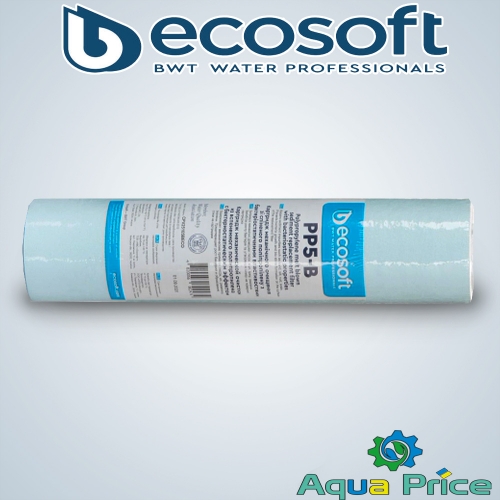 Картридж из полипропилена с бактериостатическим эффектом Ecosoft 2,5"x10" 5 мкм (CPV25105BECO)