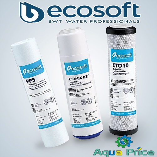Комплект картриджей Ecosoft для тройного фильтра (CMV3ECOSTD) Комплект картриджей Ecosoft для тройного фильтра (CMV3ECOSTD)
