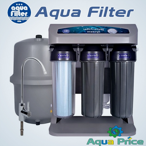 7-ступенчатая система обратного осмоса Aquafilter ELITE7G-G с манометром и ионизатором AIFIR2000 7-ступенчатая система обратного осмоса Aquafilter ELITE7G-G с манометром и ионизатором AIFIR2000