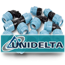 Фитинги-соединения Unidelta для ПЭ труб всі моделі