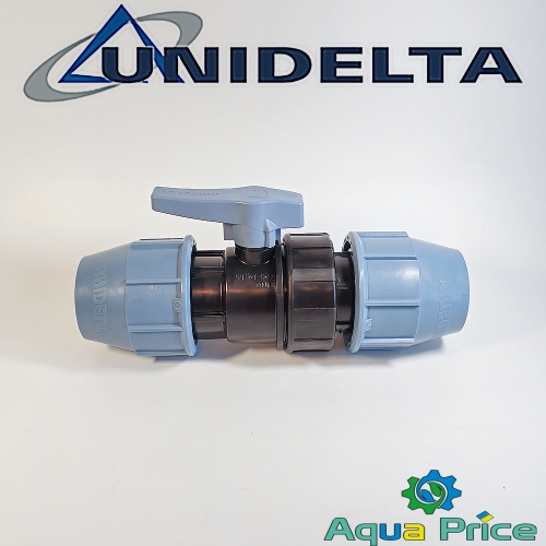 Кран 25-25 ПЭ Unidelta для ПНД труб Кран 25-25 ПЭ Unidelta для ПНД труб