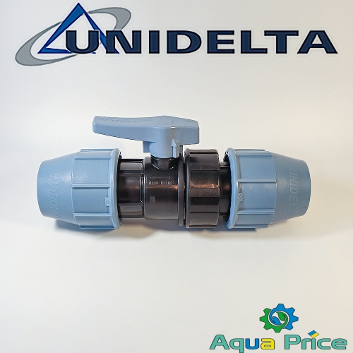 Кран 32-32 ПЕ Unidelta для ПНД труб Кран 32-32 ПЕ Unidelta для ПНД труб