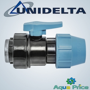 Кран 50-1 1/2" ВР ПЭ Unidelta