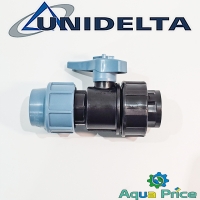 Кран 25-3/4" ВР ПЭ Unidelta