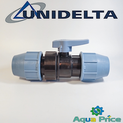 Кран 40-40 Unidelta для ПНД труб ПЭ