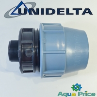 Муфта ПЭ 110-2" НР Unidelta