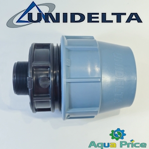 Муфта ПЭ 110-2" НР Unidelta