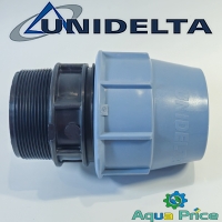 Муфта ПЭ 110-4" НР Unidelta