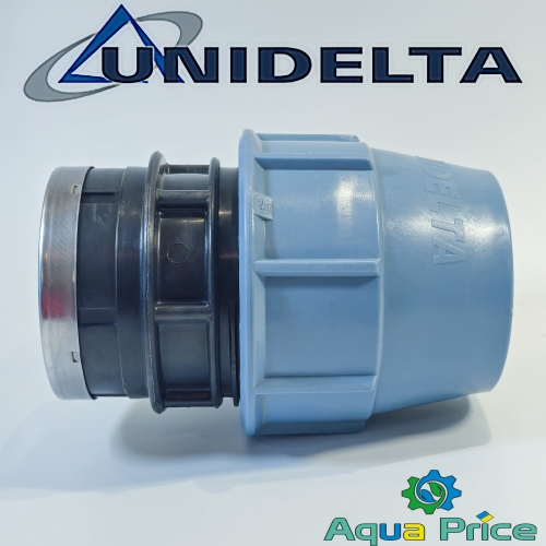 Муфта ПЭ 110-4" ВР Unidelta с внутренней резьбой для труб Муфта ПЭ 110-4" ВР Unidelta с внутренней резьбой для труб
