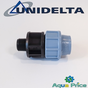 Муфта ПЭ 20-1/2" НР Unidelta