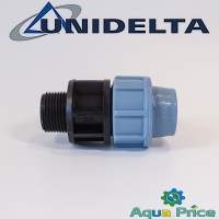 Муфта ПЭ 20-3/4" НР Unidelta