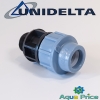 Муфта ПЭ 20-3/4" НР Unidelta для ПНД труб