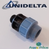 Муфта 25-3/4" НР Unidelta с наружной резьбой для труб ПНД