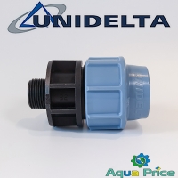 Муфта ПЭ 32-3/4" НР Unidelta