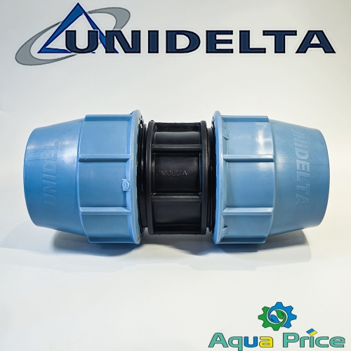 Муфта соединительная ПЭ 50 мм Unidelta для ПНД труб