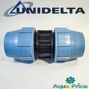 Муфта соединительная ПЭ 63 мм Unidelta Муфта соединительная ПЭ 63 мм Unidelta
