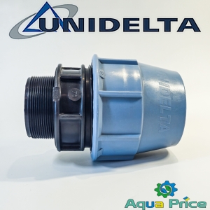 Муфта ПЭ 75-2 1/2" НР Unidelta Муфта ПЭ 75-2 1/2" НР Unidelta