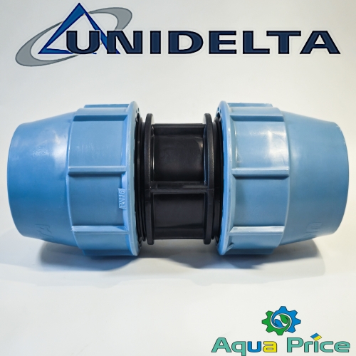 Муфта соединительная ПЭ 90 мм Unidelta для ПНД труб