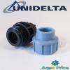 Муфта 25-3/4" ВР Unidelta с внутренней резьбой для труб ПНД