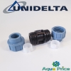 Муфта з'єднувальна 25 мм Unidelta для ПНД труб Муфта з'єднувальна 25 мм Unidelta для ПНД труб