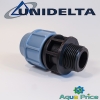 Муфта ПЭ 32-1 1/4" НР Unidelta для ПНД труб Муфта ПЭ 32-1 1/4" НР Unidelta для ПНД труб
