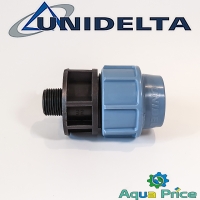 Муфта ПЭ 32-1/2" НР Unidelta