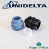 Муфта ПЕ 32-1/2" ЗР Unidelta для труб ПНД