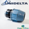 Муфта ПЭ 40-1 1/2" ВР Unidelta с внутренней резьбой для труб ПНД Муфта ПЭ 40-1 1/2" ВР Unidelta с внутренней резьбой для труб ПНД