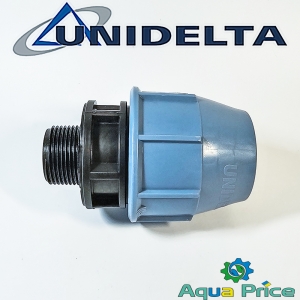 Муфта ПЭ 40-1" НР Unidelta Муфта ПЭ 40-1" НР Unidelta