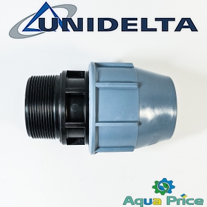 Муфта ПЭ 40-2" НР Unidelta Муфта ПЭ 40-2" НР Unidelta