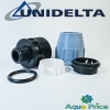 Муфта ПЭ 50-1 1/4" НР Unidelta для ПНД труб