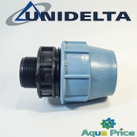 Муфта ПЭ 50-1 1/2" НР Unidelta