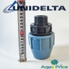 Муфта ПЭ 50-1 1/2" НР Unidelta для труб ПНД