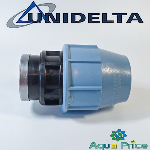 Муфта ПЭ 50-1 1/2" ВР Unidelta для труб ПНД