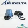 Муфта ПЭ 63-1 1/4" НР Unidelta с наружной резьбой для труб ПНД