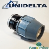 Муфта ПЕ 63-2 1/2" (2,5") ВР Unidelta з внутрішнім різьбленням для труб