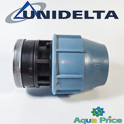 Муфта ПЕ 63-2 1/2" (2,5") ВР Unidelta з внутрішнім різьбленням для труб