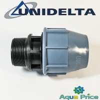 Муфта ПЭ 63-2" НР Unidelta