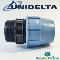 Муфта ПЭ 75-3" НР Unidelta