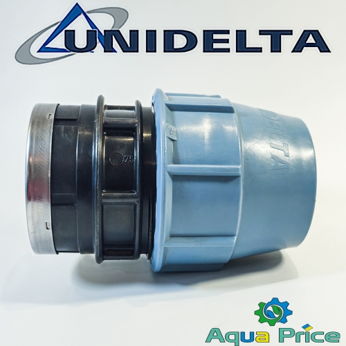 Муфта ПЭ 75-3" ВР Unidelta с внутренней резьбой для труб