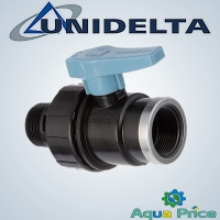 Кран 2"-2" НВ ПЕ Unidelta