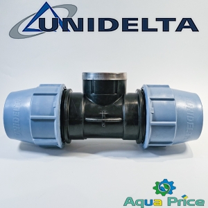Тройник ПЭ 110-4"-110 ВР Unidelta