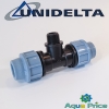 Тройник 20-1/2"-20 НР Unidelta для ПНД труб