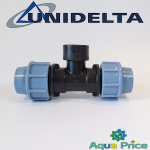 Тройник ПЭ 25-3/4"-25 ВР Unidelta