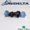 Тройник 25-3/4"-25 ВР Unidelta для ПНД труб