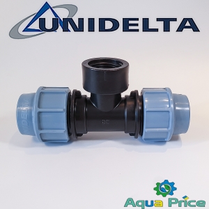 Тройник ПЭ 32-1 1/4"-32 ВР Unidelta Тройник ПЭ 32-1 1/4"-32 ВР Unidelta