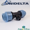 Тройник 32-1/2"-32 НР Unidelta для ПНД труб