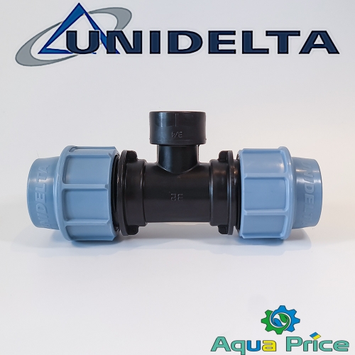 Тройник 32-3/4"-32 ВР Unidelta для ПНД труб