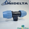 Тройник 40-1 1/2" (1,5") НР Unidelta для ПНД труб Тройник 40-1 1/2" (1,5") НР Unidelta для ПНД труб