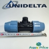 Тройник 50-1 1/4"-50 НР Unidelta для ПНД труб